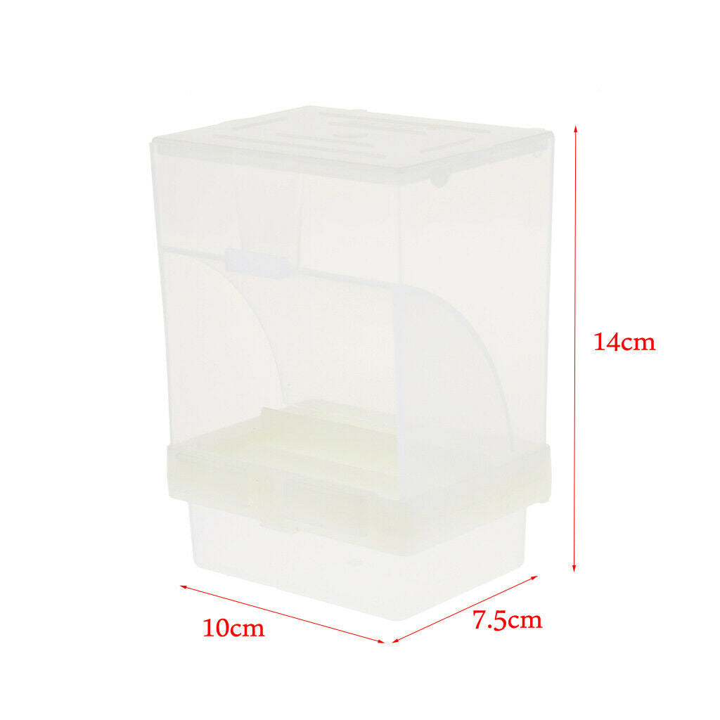 3pack No-Mess Automatic Parrot Feeder Integrated Feeder for Small to Large Birds