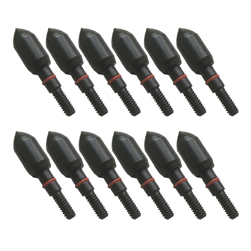 12pcs Replacement Archery Arrow Head for Outdoor Target Shooting 125 Grain