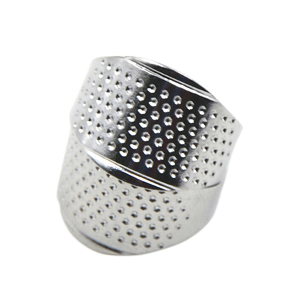 Thimble Sewing Quilting Metal Thimble Ring DIY Leather Craft Finger Protec.l8