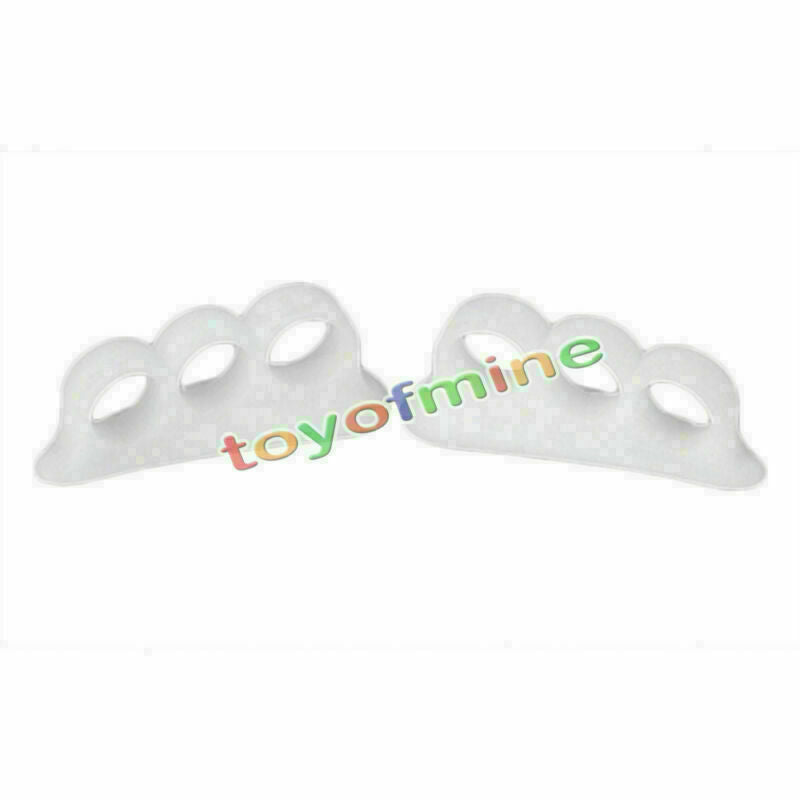 1 Pair Soft Gel Separator Hammer Toe Claw Mallet Straightener Foot Pain Relief