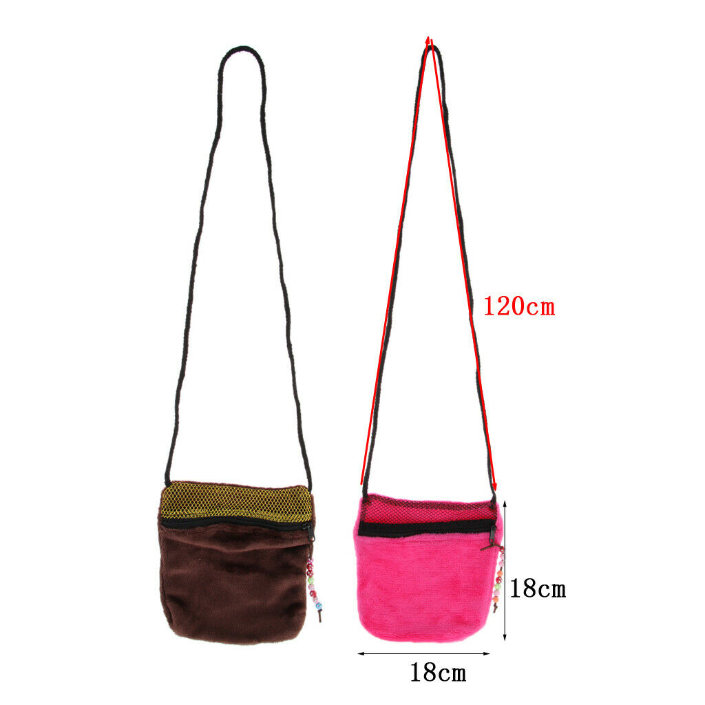Dwarf & Syrian Hamster / Mice & Gerbils Pouch Durable & Warm Travel Carrier Rose