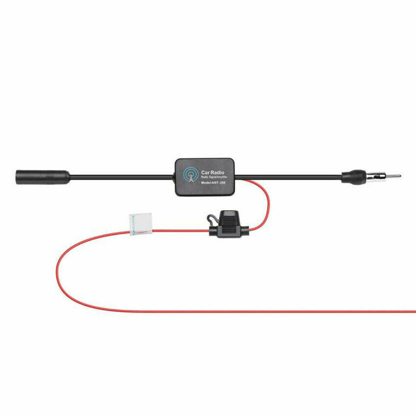 12V Universal Car FM/AM Radio Stereo Antenna Aerial Signal Amplifier Booster