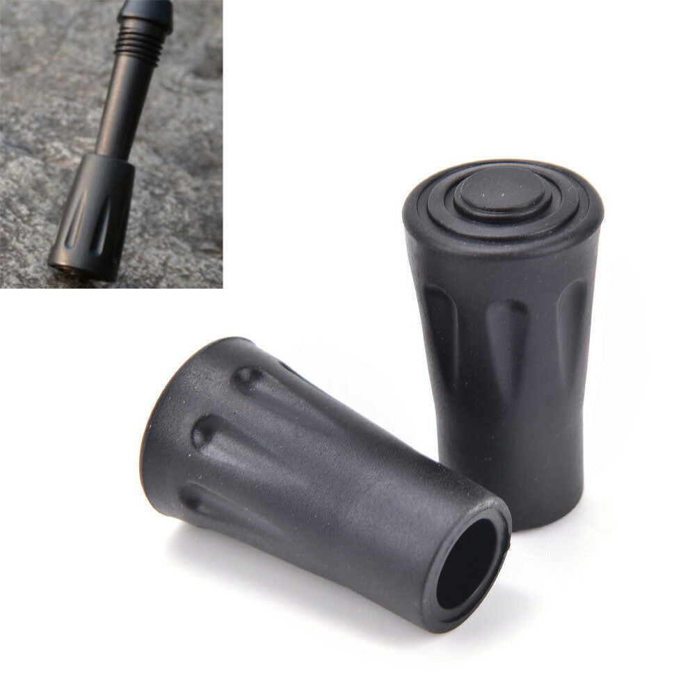 2pcs Outdoor Rubber Tip End Cap Hammers Trekking Pole Hiking Stick  20.l8