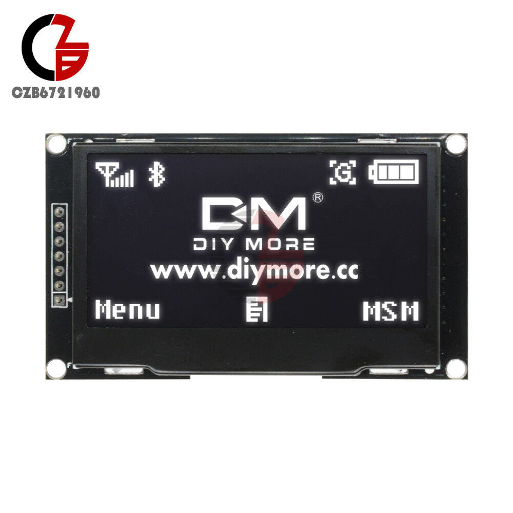 2.42 inch OLED Display SSD1309 128x64 SPI Serial Port 2.42" For Arduino White