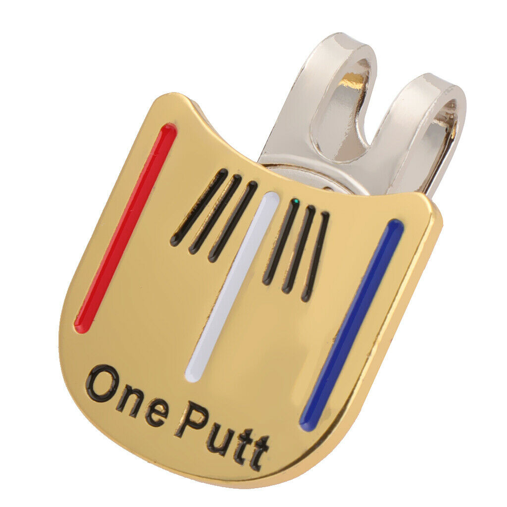 2X Fashion Golf  Golf Hat Clip w/ Magnetic Ball Marker - One Putt