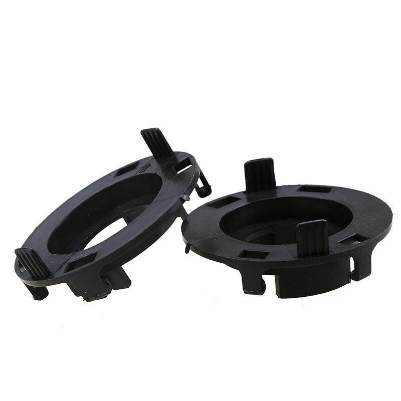 2Pcs H7 LED Headlight Lamp Bulb Base Holder Adapters For Hyundai Kia