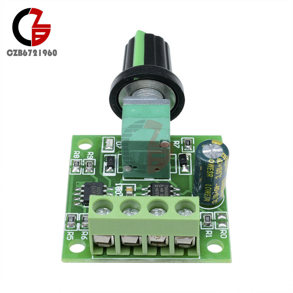 5X 1.8V-15V DC 2A Motor Speed Switch Controller PWM 1803BK+self-recovery Fuse