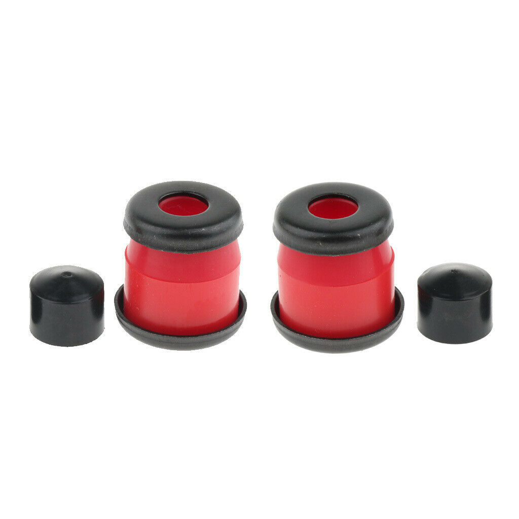 Skateboard Rebuild Kit Bushings Washers   Cups for 2 Trucks 5in Red