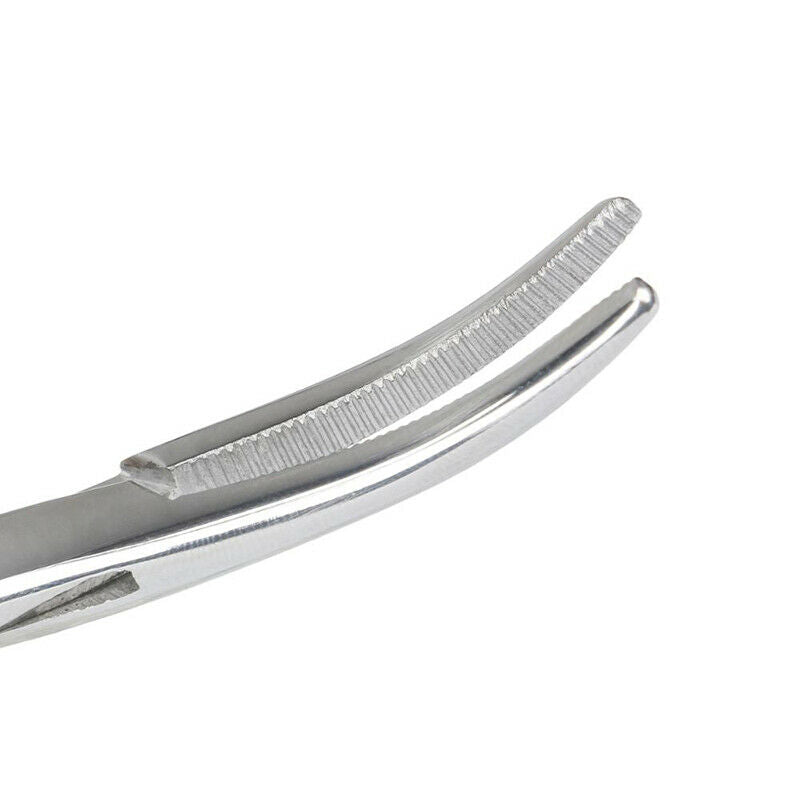 Fishing Pliers Stainless Steel Fish Hook Remover Curved Tip Clamps LineY Lt