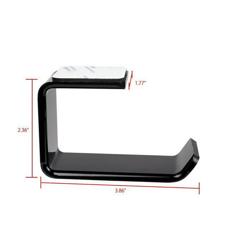 Headphone Hanger Display Stand Holder Acrylic Hook Under Desk Headset Wal.l8