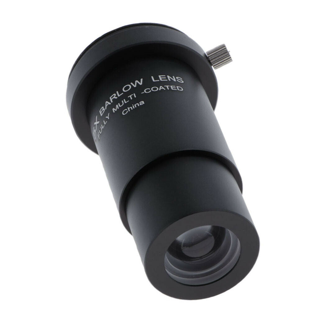 2 Pieces Telescope Barlow Lens 5X 3X Set 1.25"/31.75mm M42x0.75mm For Nikon