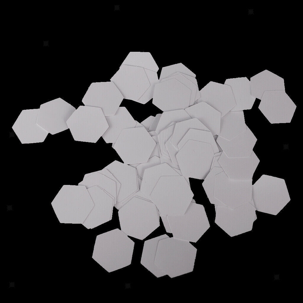 100x Hexagon Paper Quilting Templates Paper Piecing Tools for Sewing Craft