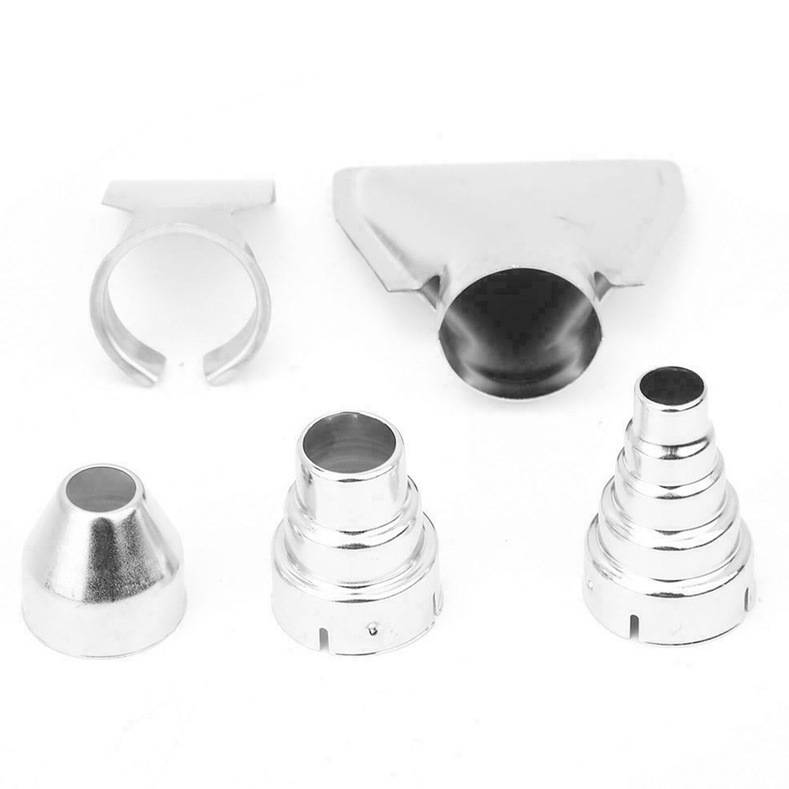 5pcs/set Stainless Steel Hot Air Gun Nozzles Durable Heat Blower Accessories
