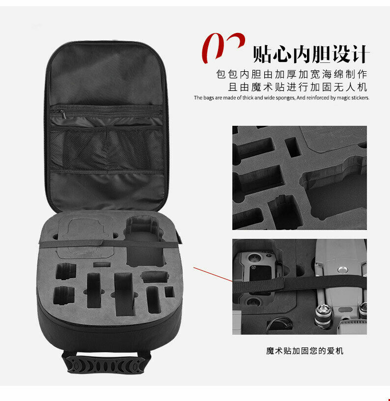 Suitable for DJI Mavic 2 pro/zoom with Screen Remote Control Hard Shell Backpack