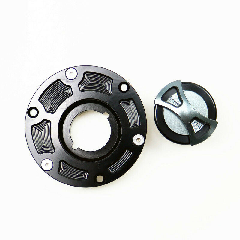 Titanium CNC Fuel Tank Cap Cover For Street Bike Kawasaki Z250 300 Ninja 250 300