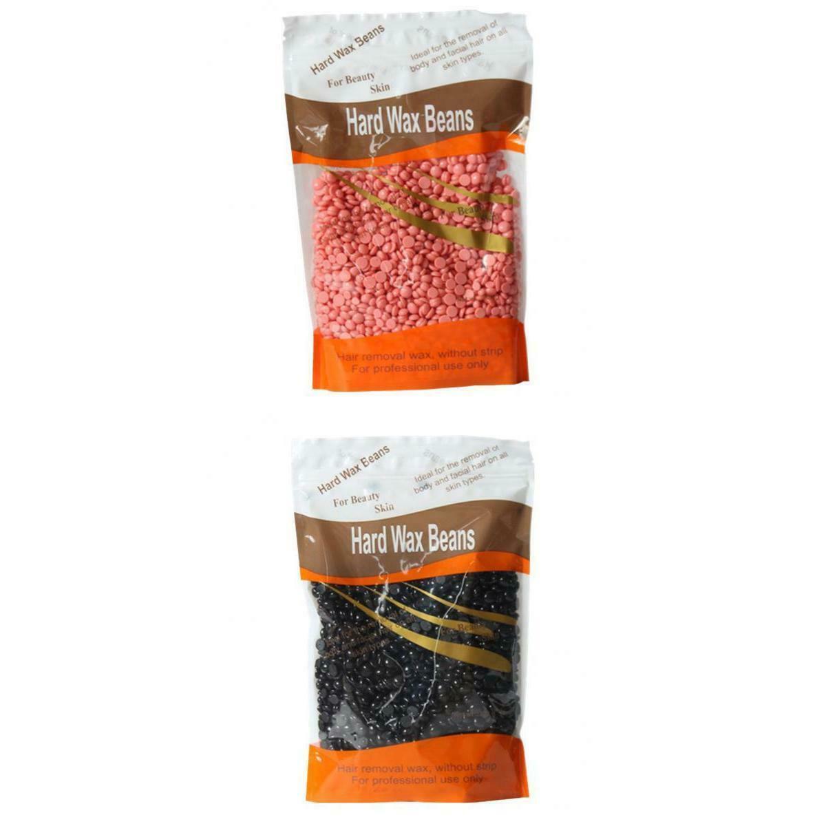 2 Bag Hard Wax Bean Arm Legs Chest Full-Body Bikini Hair Removal Depilatory 100g