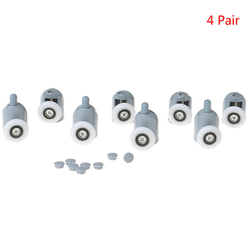 8 pcs. Shower Door  Rollers 25mm Roller Guide for Shower Cabinet GlassBDAU