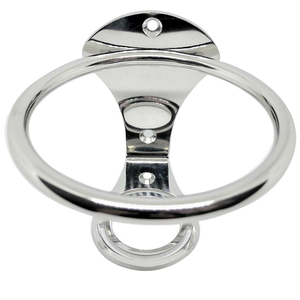 2x Stainless Steel Boat Ring Cup Drink Holder for Marine Yacht Truck RV Car