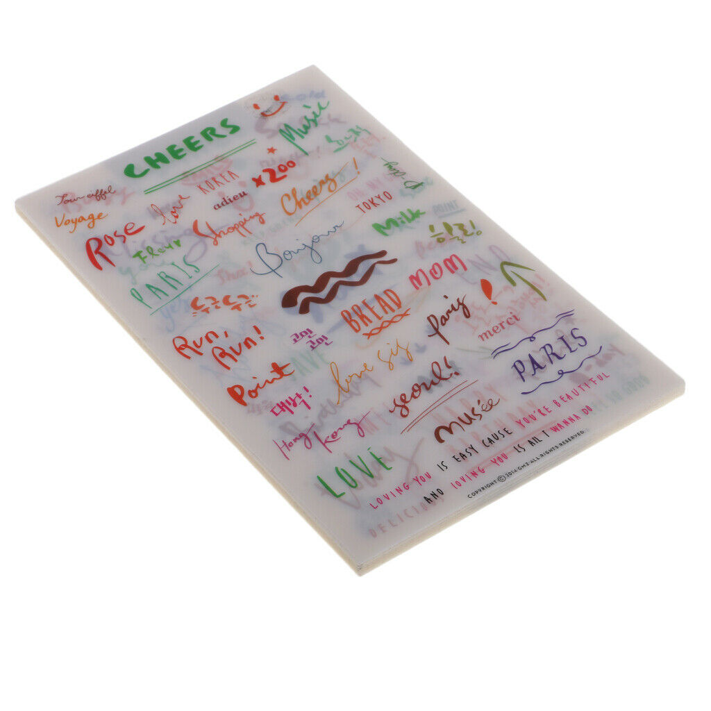 24x Journal Stickers Set PVC Planner DIY Drawing Decals Diary Decorations