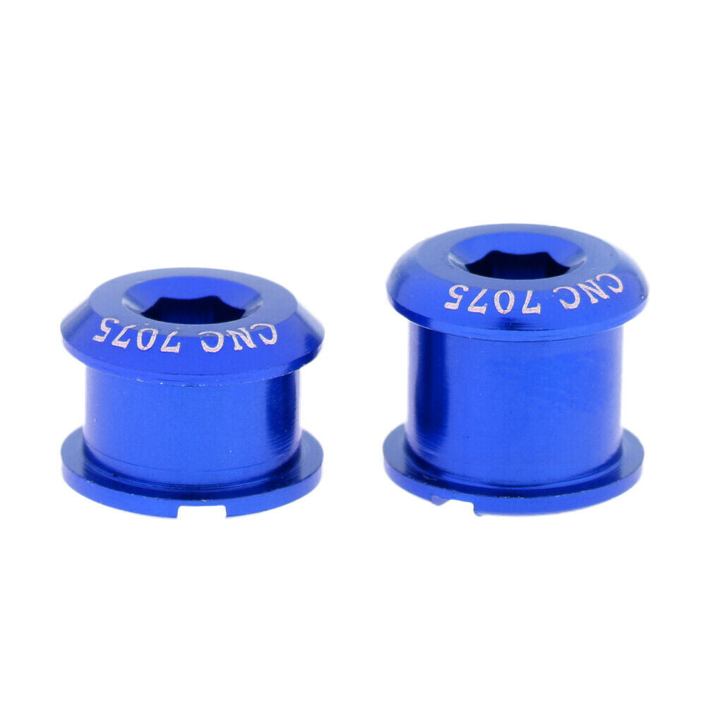 10 Pieces Aluminum  Chainring Crankset Fixing Bolt Ring Screw Kits