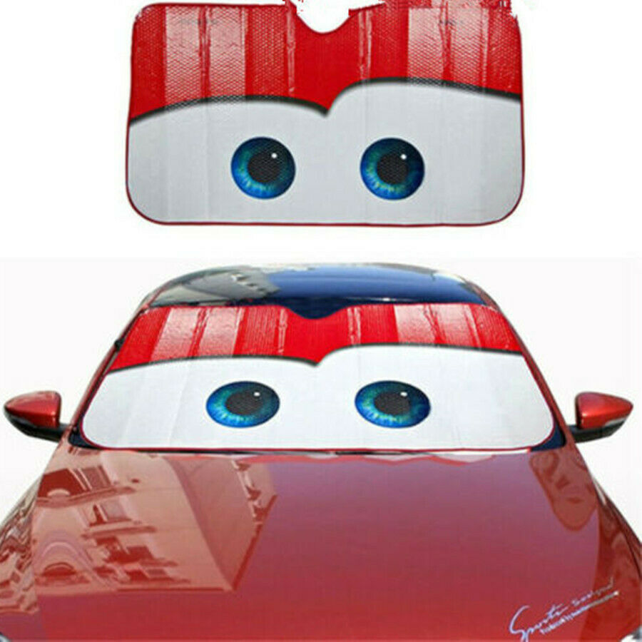 Aluminium Foil 130Ã—70CM Cartoon Window Foil Eye Pixar Heated Windshield Sunshade