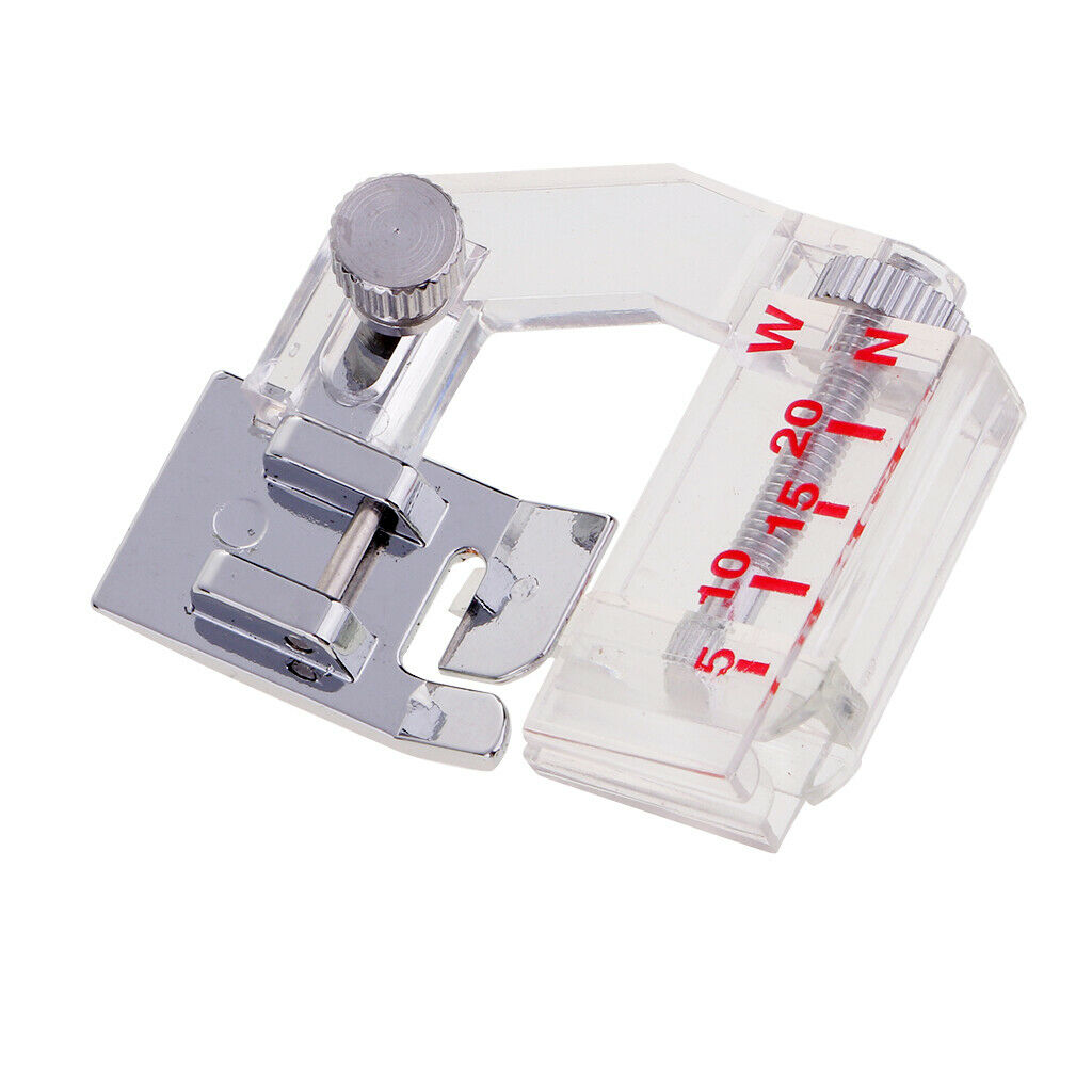 Bias binding presser foot tying machine binding parts