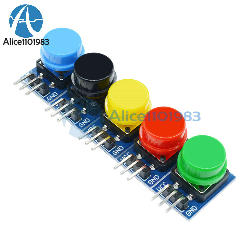 5PCS Big Key Button Light Hat Output Module Touch Switch 12x12mm for Arduino