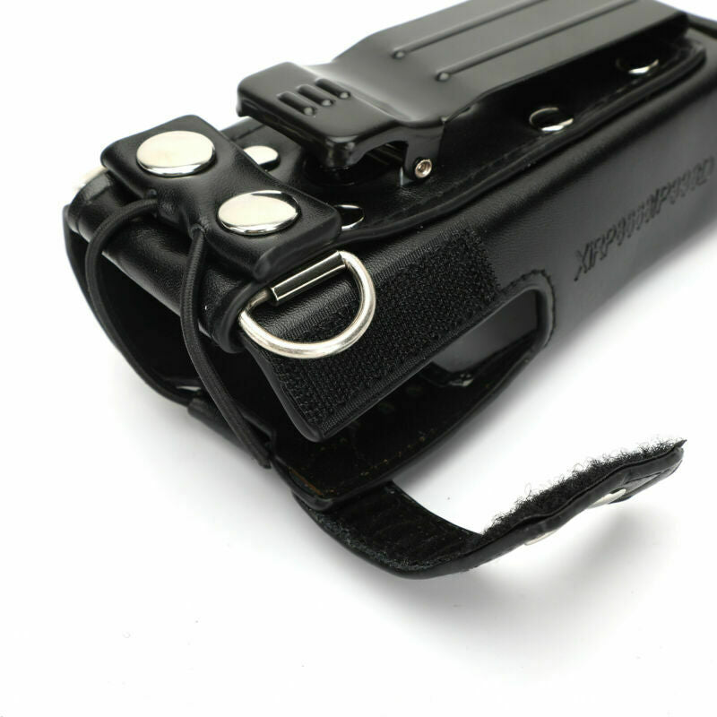 4X Leather Durable Holder Walkie-Talkie Cover For P8668 GP338D P8660 AT2