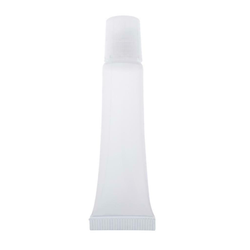 100Pcs Clear Lip Gloss Tubes Portable Cosmetic Lip Stain Bottles Containers