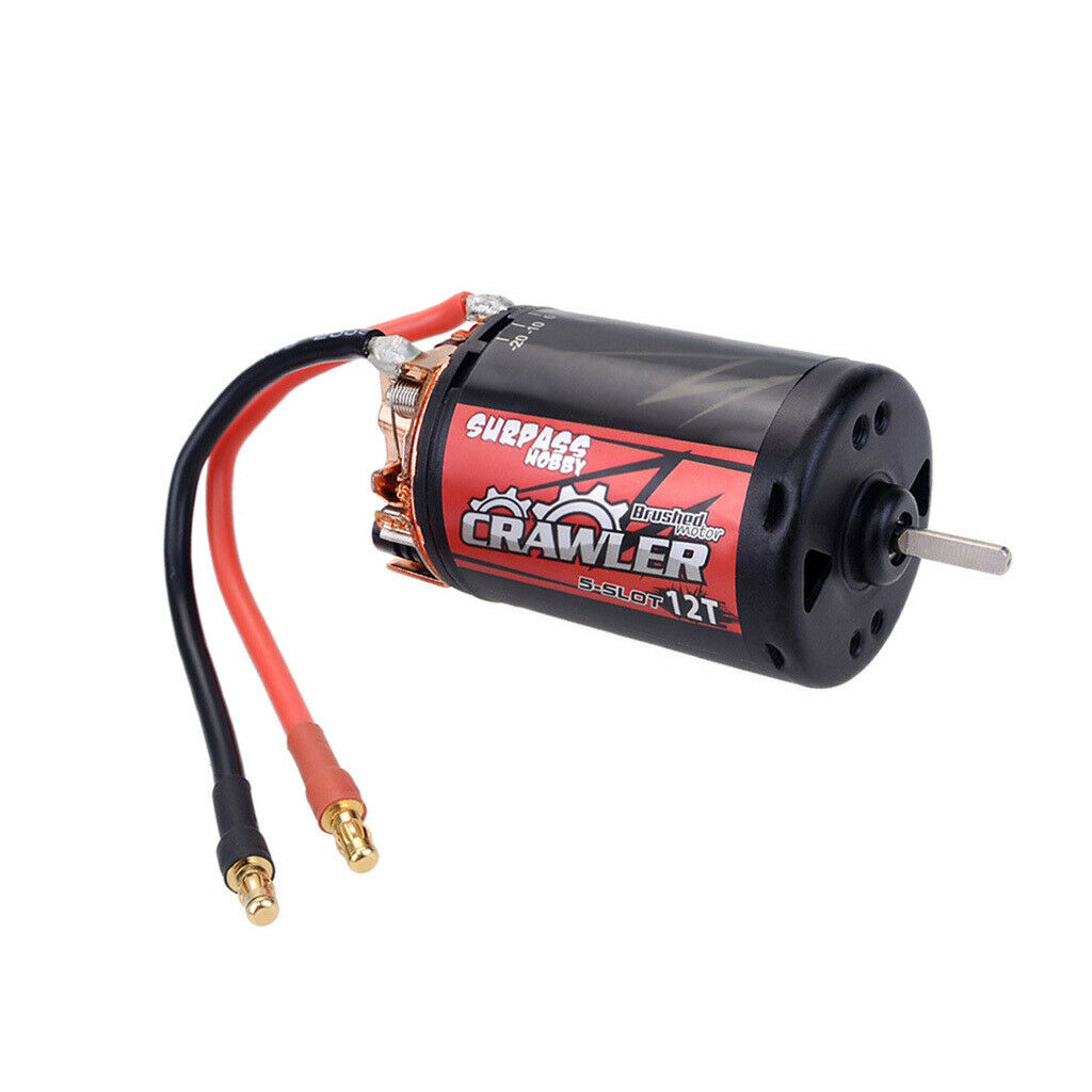 7.4 V 2S Lipo 5-Slot 550 Brushed Motor for 1/10 Scale RC Crawler Accessory