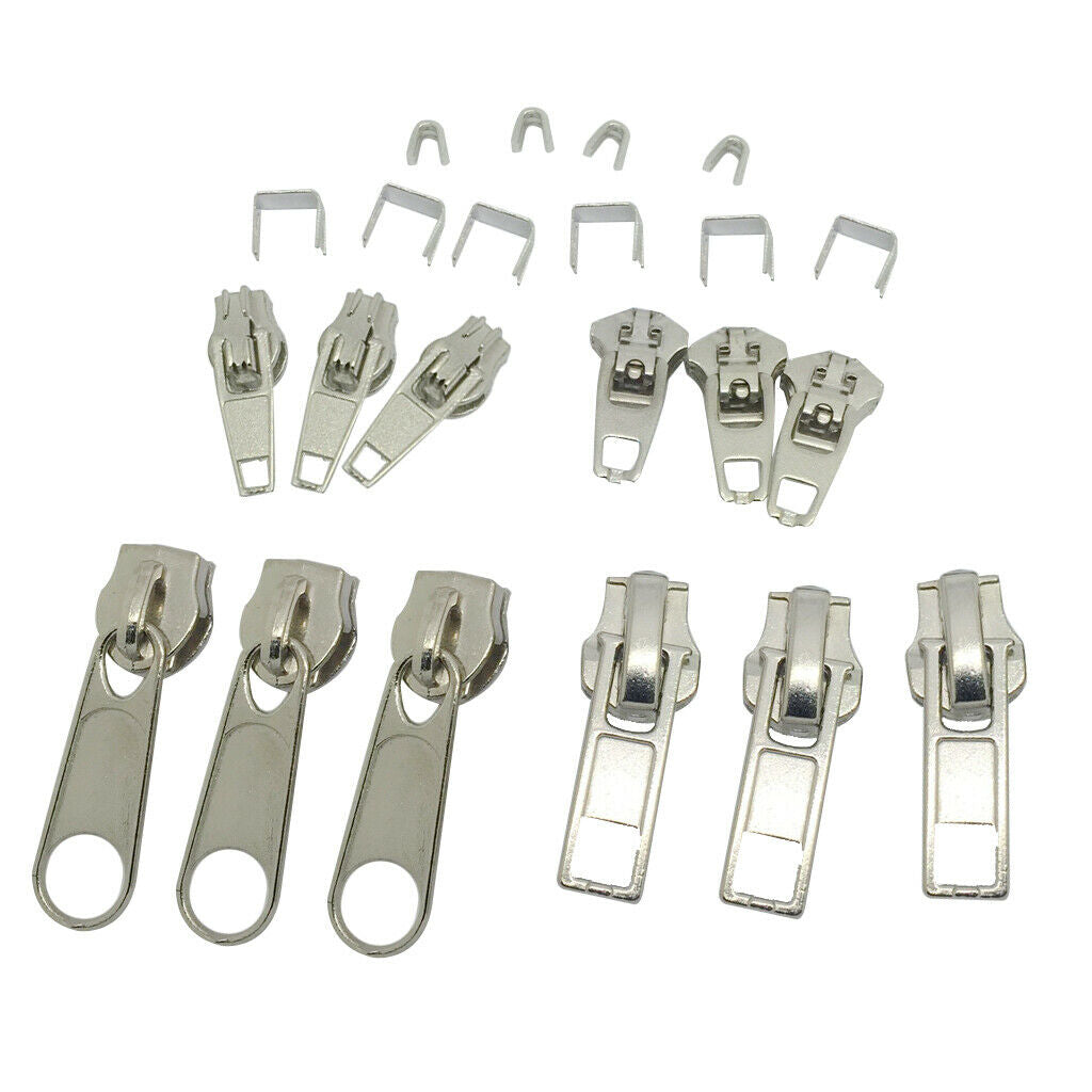 44pcs Instant Zipper Replacement Kit Zip Repair Instant Repair Fix Your Own