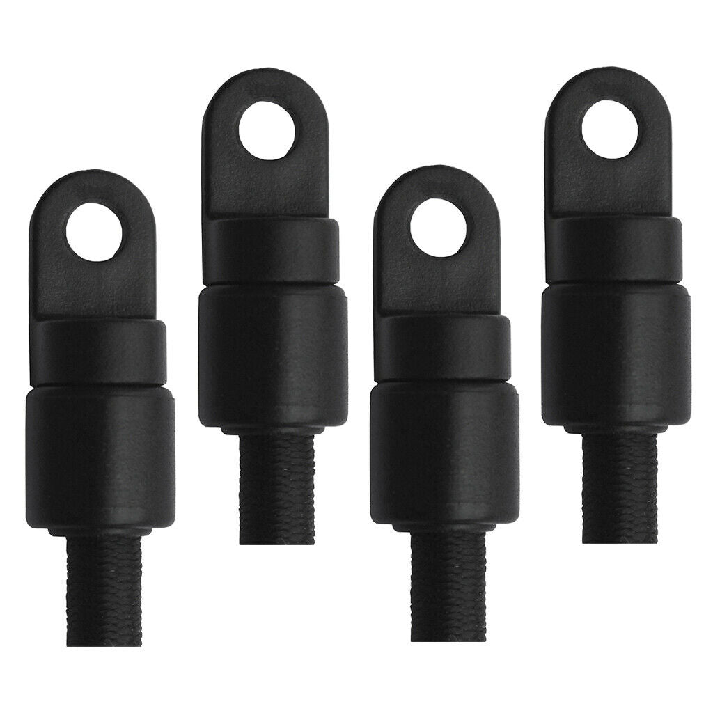 12pcs 6mm Bungee Rope Shock Cord End Stop Fittings For