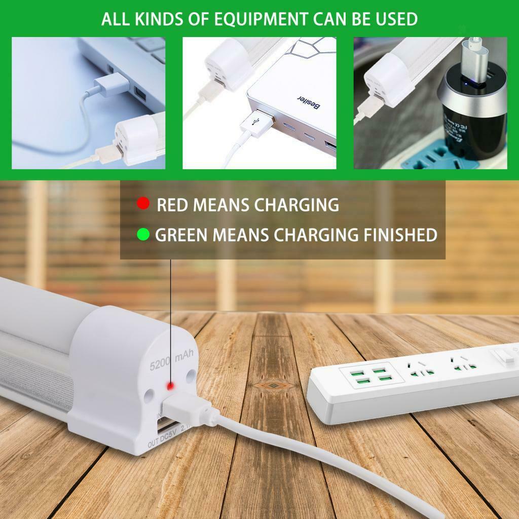 LED Emergency Light Warm White White USB Rechargeable