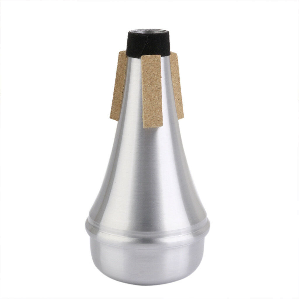 Aluminum Trumpet Straight Practice Cup Mute Lightweight Silencer Beginner