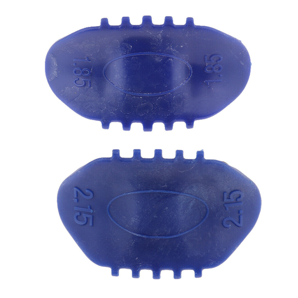 Blue Motorcycle Dirt Bike Wheel Rim Security Lock 1.85" 2.15"