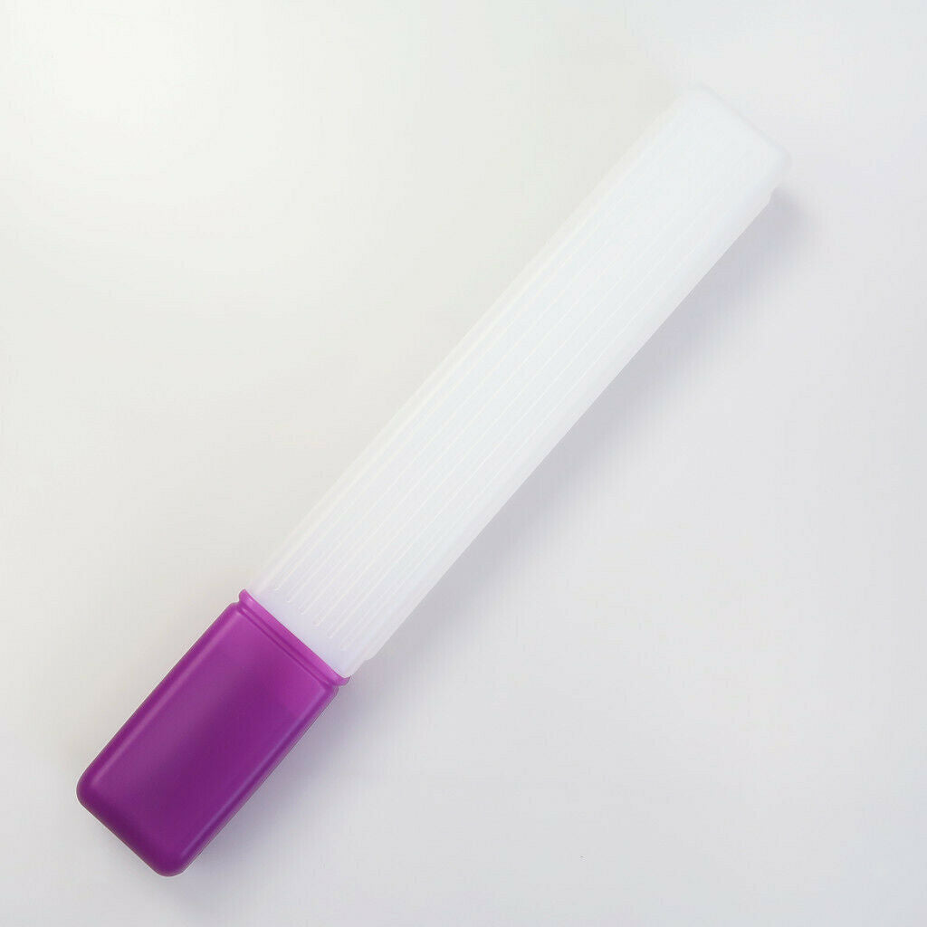 41x6cm Plastic Knitting Needle Crochet Hook Tube Case Storage Holder w/