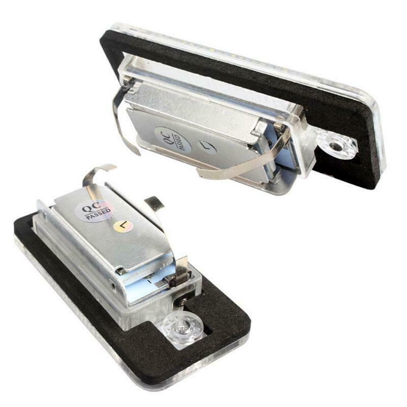 2pcs 18 LED 6500K License Number Plate Light Lamp For A3 S3 A4 S4 A6 C6 A8 S8 Q7