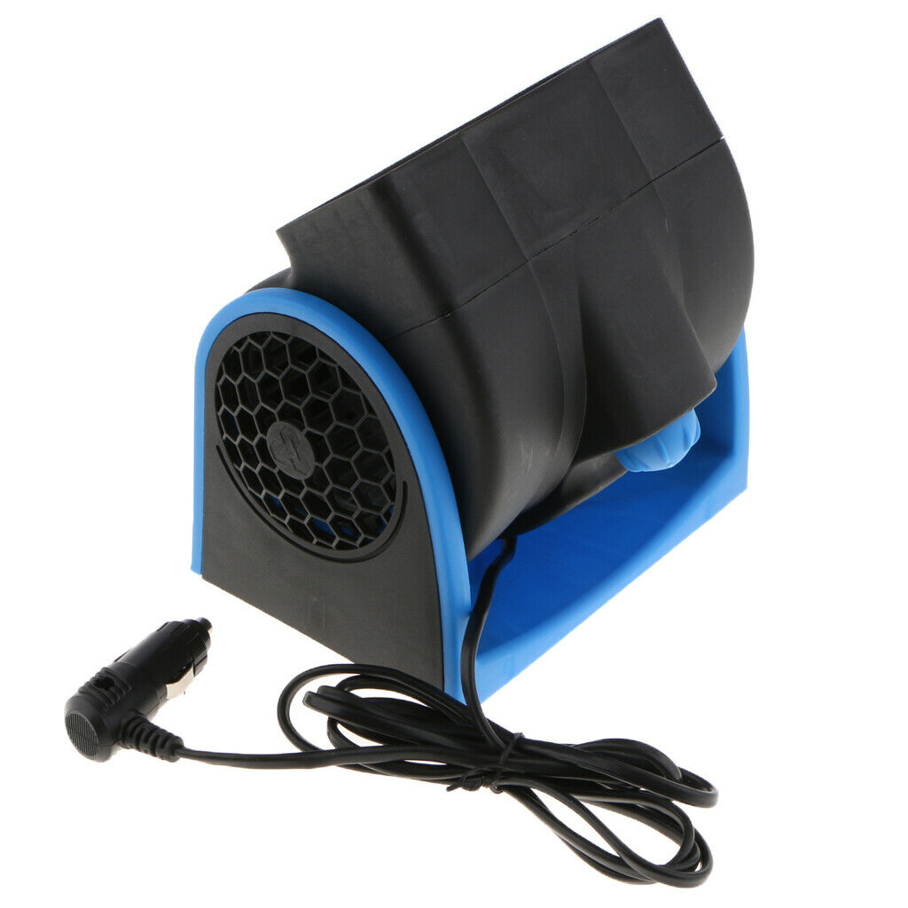 Black Portable 12V Vehicle Car Truck Cooling Fan for Cars SUV ATV Electronics