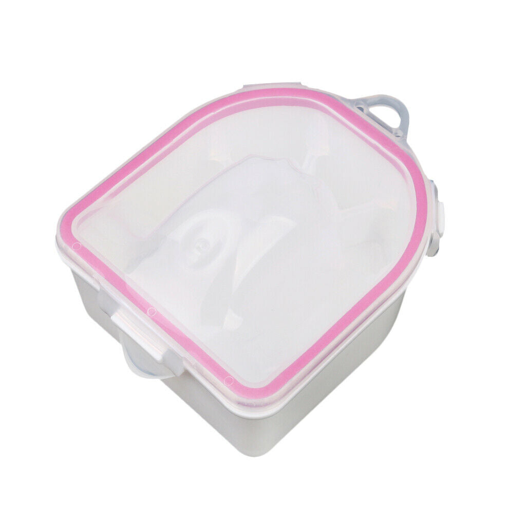 Nail Art Hand Soak Bowl Polish Remover Manicure Treatment Tool White