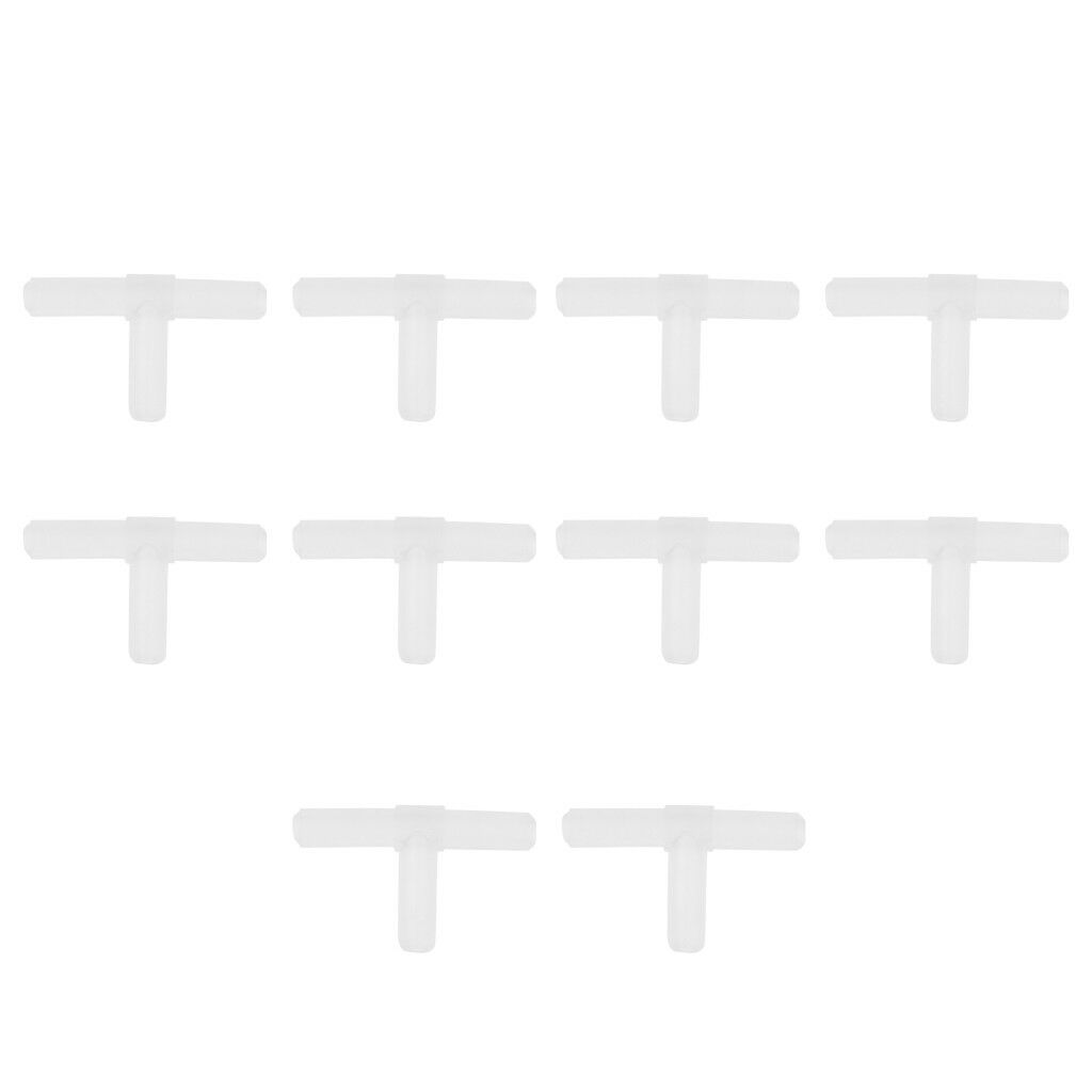 20Pcs 2 Type 3 Way Connector Tube Air Valves Fitting Aquarium Fish Tank