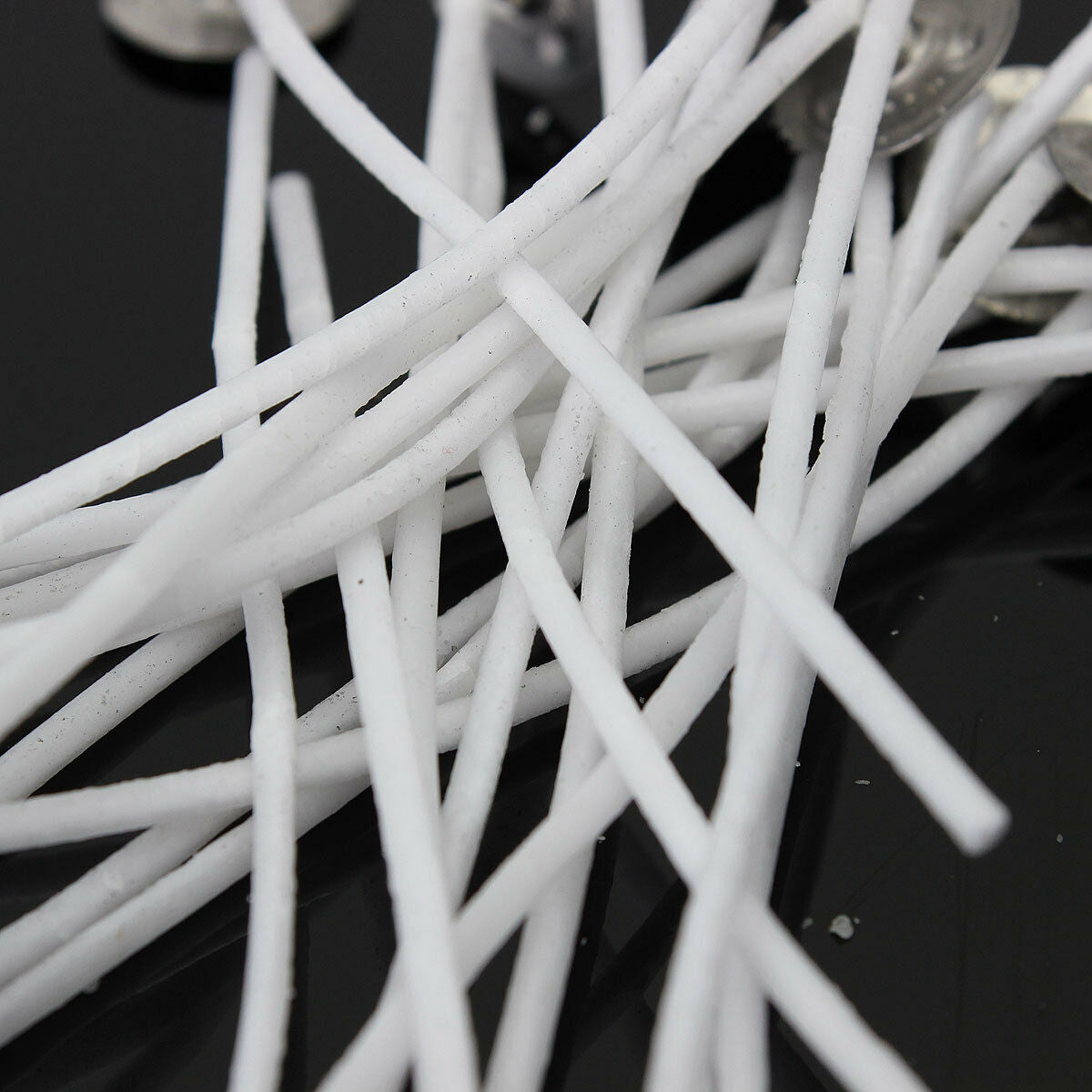 100Pcs 8cm-80mm Pre Waxed Candle Wicks With Sustainers Quality Wicks