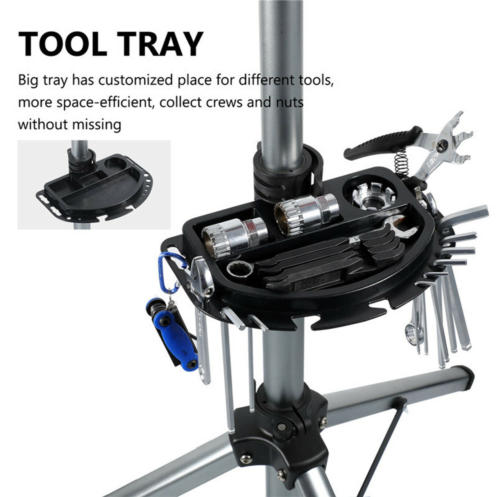 Tool Tray for WEST BIKING Repair Stand Display Bicycle Mechanic Shop Home