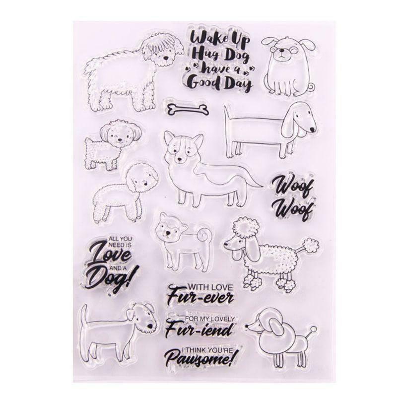 Sheep Seal Stamp with Cutting Dies Stencil Set DIY Scrapbooking Embossing Photo