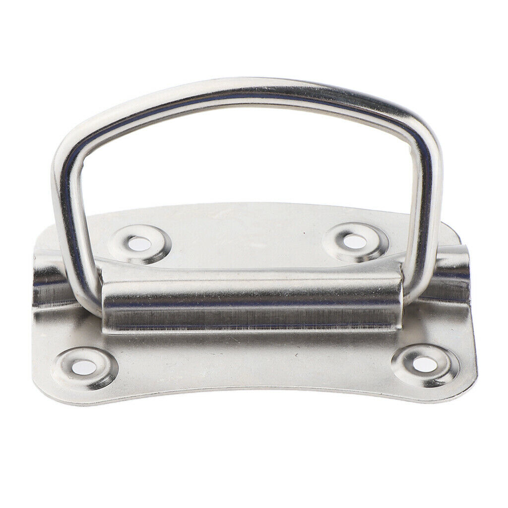 Stainless Steel Flush Lift Ring / Hatch Pull Long Handle 100mm x 73mm