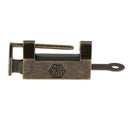 Retro Style Chinese Padlock Copper Locks Collection Gifts Fortune