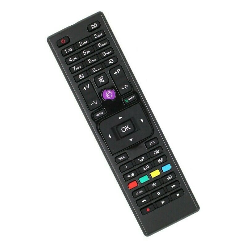 Replaced Remote Control RC4875 Fit for JVC Telefunken LED TV TE32182B301C10 H6N6