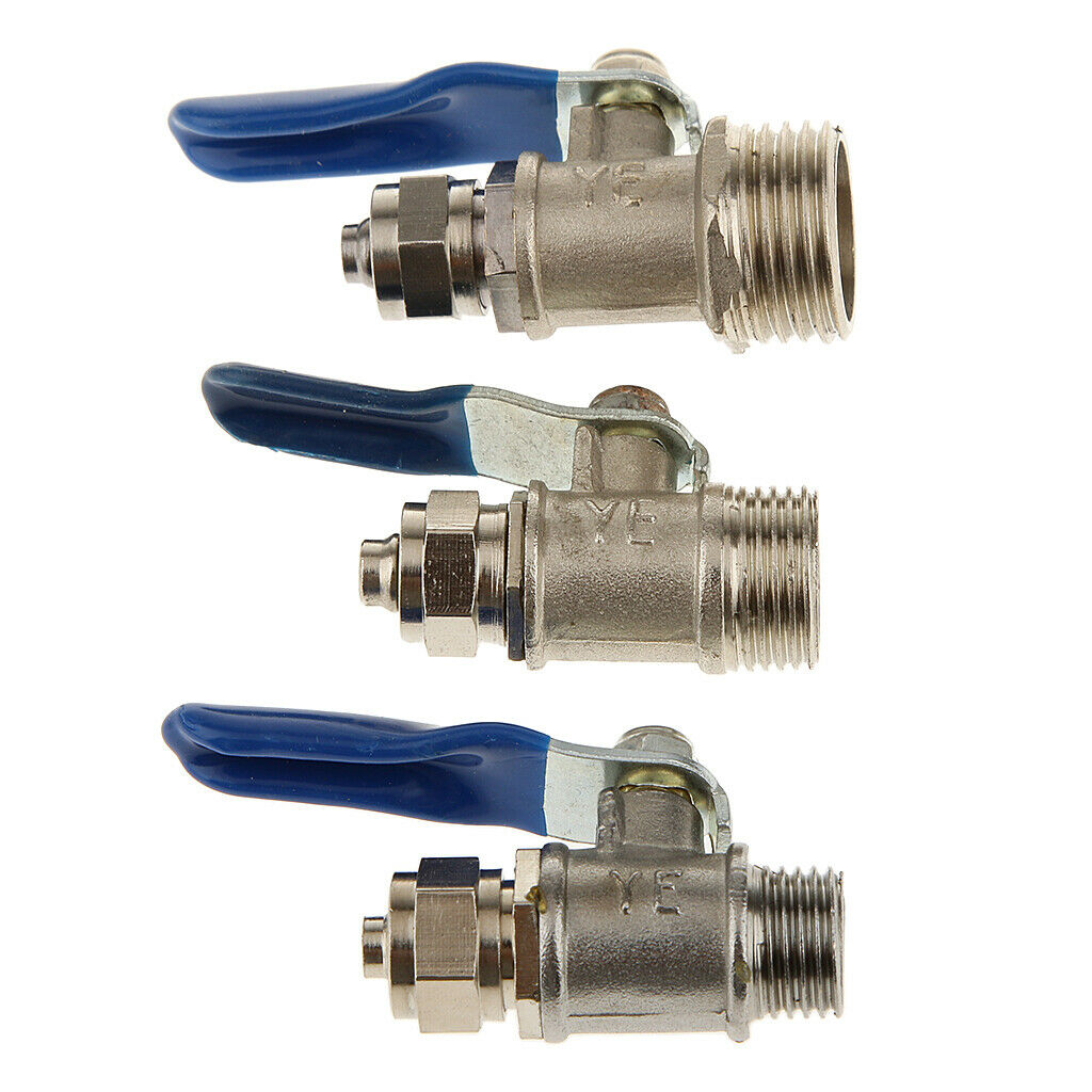 Spherical Tap Valves Sanitary Tap Valve Water Adapter Valve 3/8 Tube Connectors