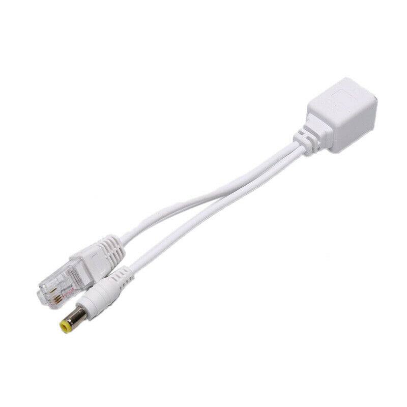 1 Pair Power Over Ethernet Passive PoE Adapter Injector + Splitter Kit Po.l8