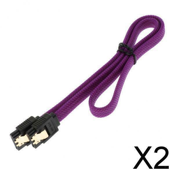 2X SATA 3.0 (SATA III) SATA Hard Disk Cable High  7-pin. SATA Connection Cable