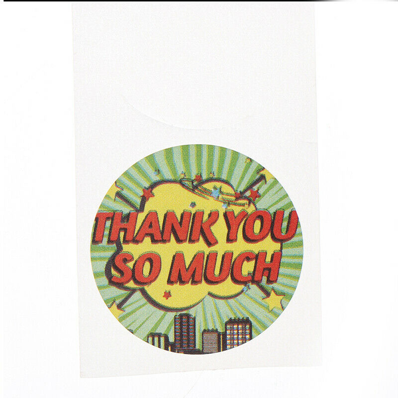 500Pcs/Roll Sealing Label Stickers Thank you Adhesive Stickers Decor Stic.l8